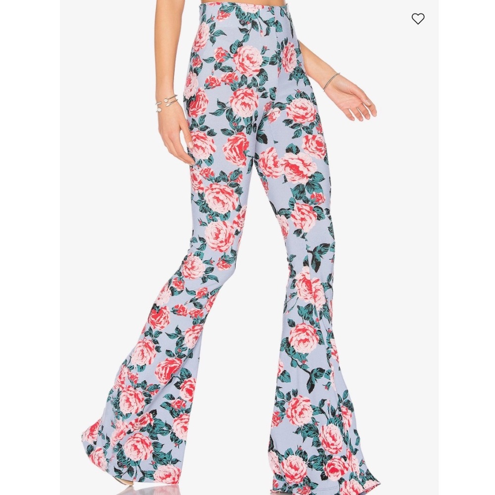 SHOW ME YOUR MUMU FLORAL BELL BOTTOMS